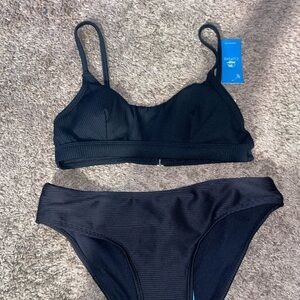 Cupshe Black Bikini Set